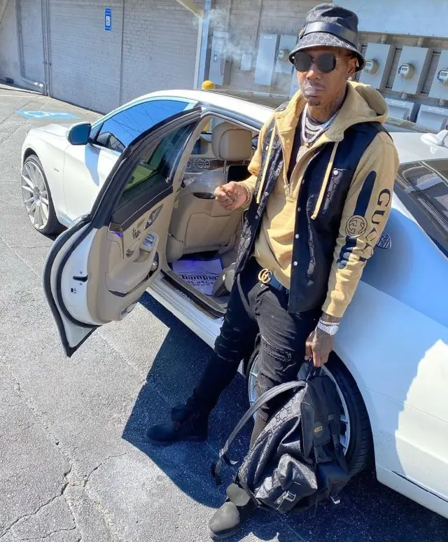 Moneybagg Yo outfit in Amiri, Timberland, and Gucci, 2020
