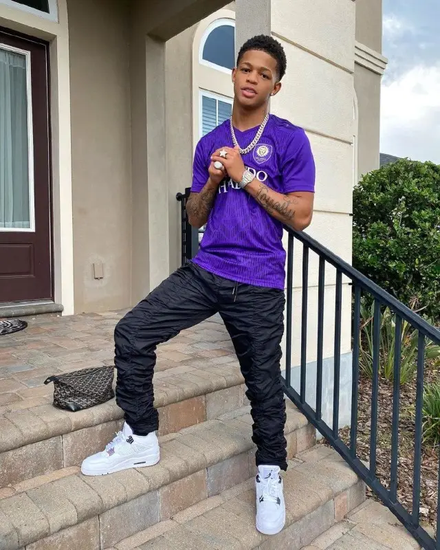 YK Osiris outfit in Adidas, Fear of God, and Nike, 2020
