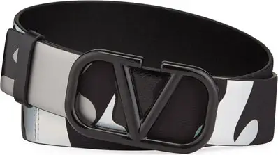 valentino camo belt