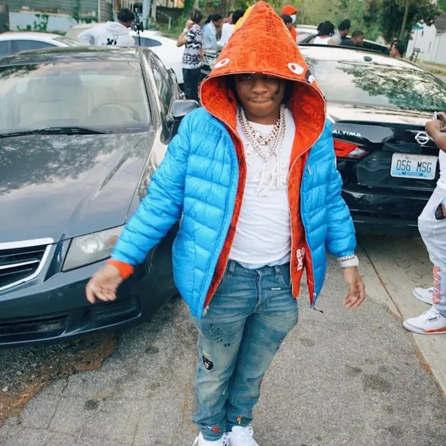 42 Dugg outfit in Moncler, Bape, and Gucci, 2020