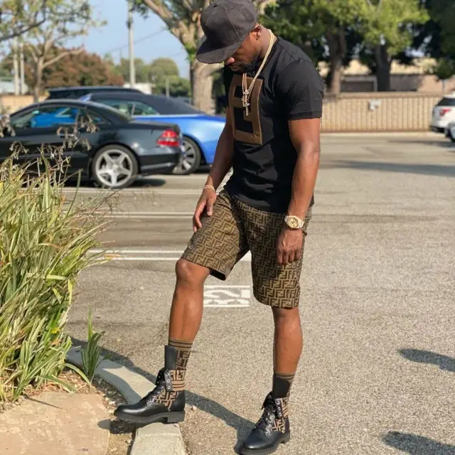 Floyd Mayweather outfit in Fendi, 2020