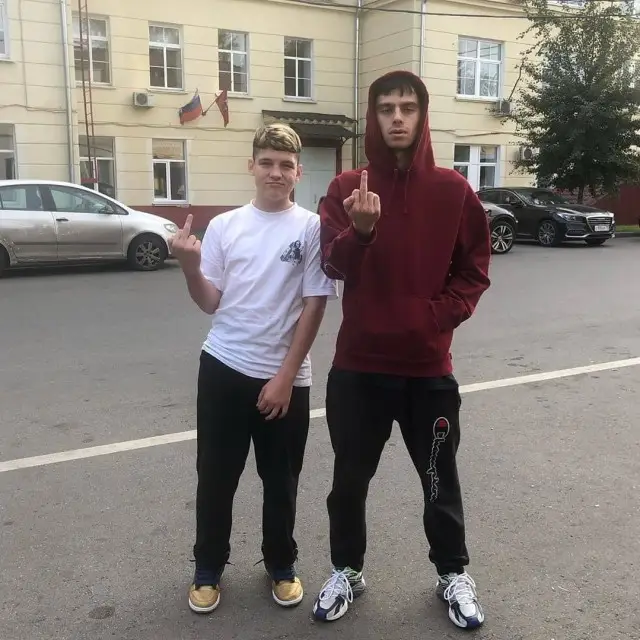 Rocket outfit in Supreme, Champion, and Vetements, 2020