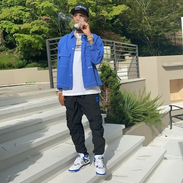 Key Glock outfit in Vintage, Balenciaga, and Urban Outfitters, 2020