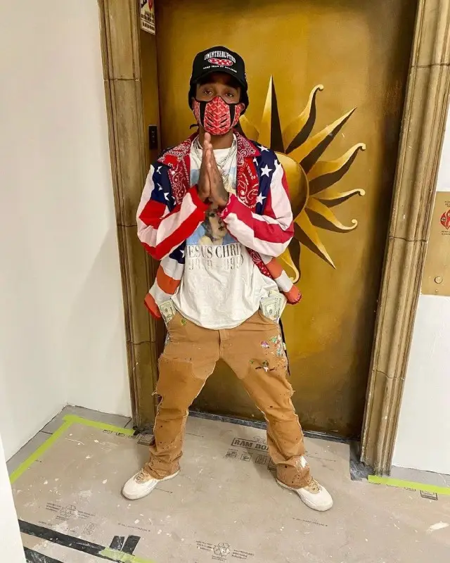 Quavo outfit in Old Park, Uninterrupted, and Madhappy, 2020