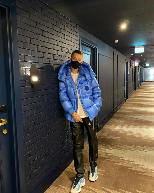 Markul outfit in Moncler, Givenchy, and Adidas, 2020
