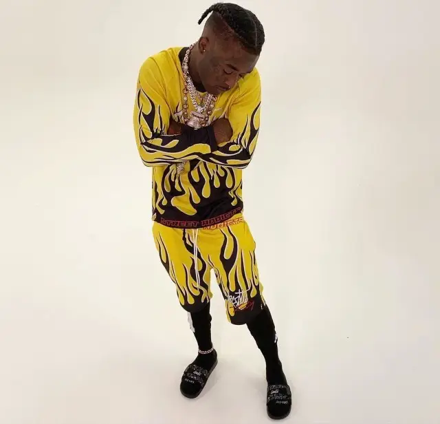 Lil Uzi Vert outfit in Gnarcotic and New Balance, 2020