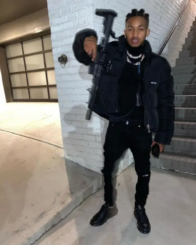 DDG outfit in Balenciaga, Rta, and Alexander McQueen, 2020