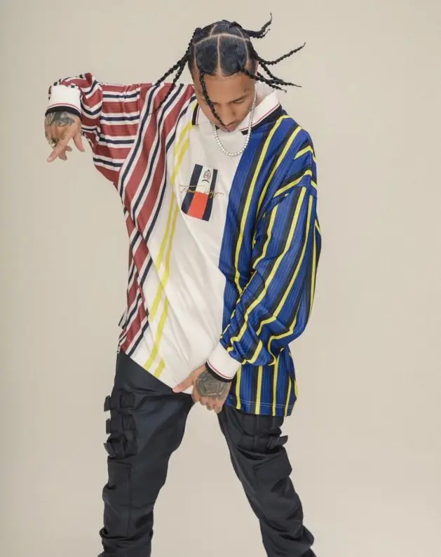 Tyga outfit in Akings, 2020
