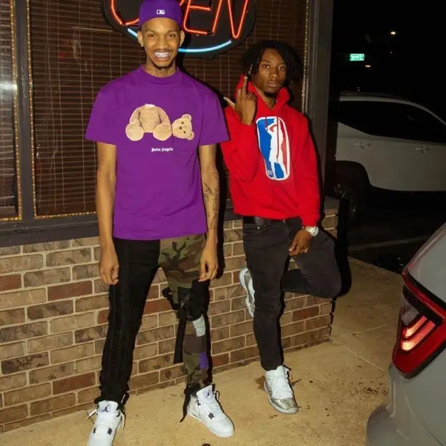 Stunna 4 Vegas outfit in Palm Angels, Valabasas, and Jordan, 2020