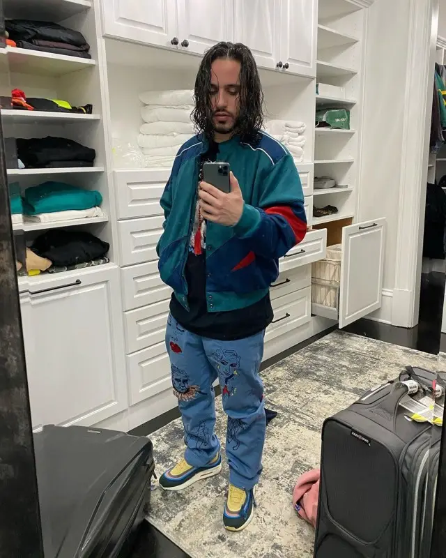 Russ outfit in KidSuper and Nike, 2019