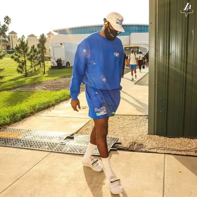 LeBron James outfit in Madhappy and Nike, 2020
