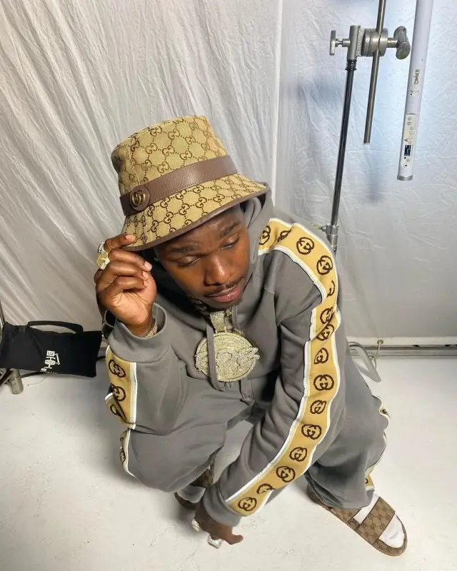 DaBaby outfit in Gucci, 2020