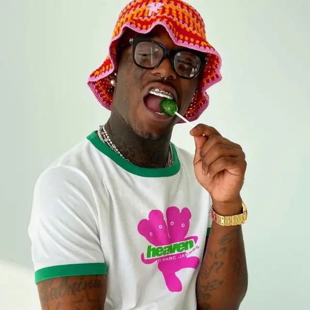 Lil Uzi Vert outfit in Marc Jacobs, 2020