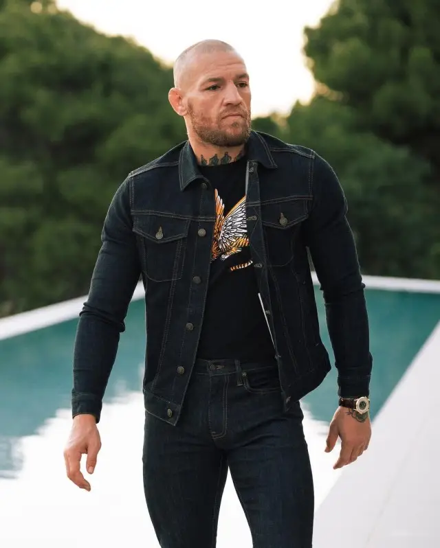 Conor McGregor outfit in August McGregor and PRPS, 2020