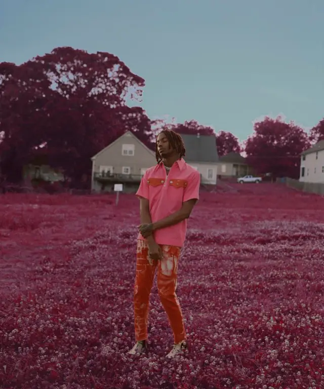 Playboi Carti outfit in Calvin Klein, Jean Paul Gaultier, and Alyx, 2019
