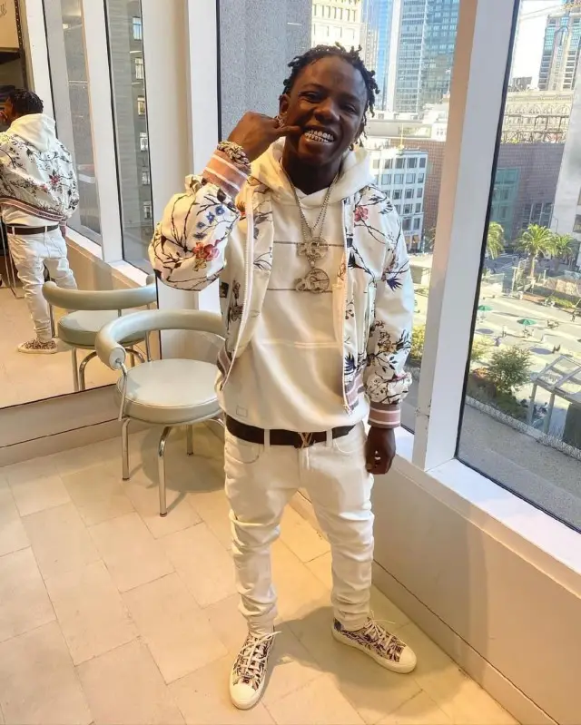 Jackboy outfit in Dior and Louis Vuitton, 2020