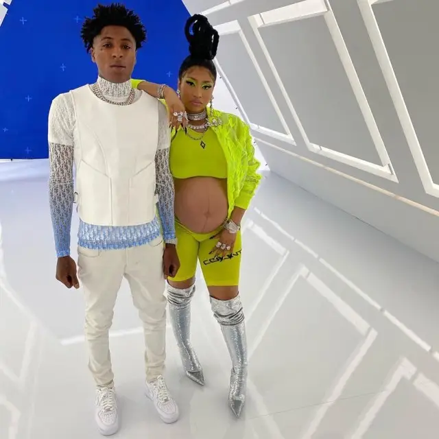 NBA YoungBoy outfit in Dior, Comme Des Garcons, and Nike, 2020