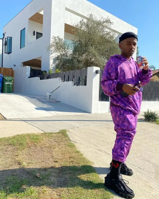 MadeinTYO outfit in Nike, Bstroy, and Comme Des Garcons, 2020