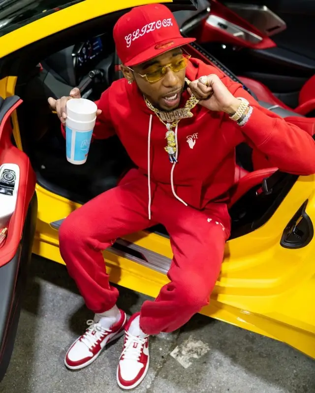 Key Glock outfit in Off-White and Nike, 2020