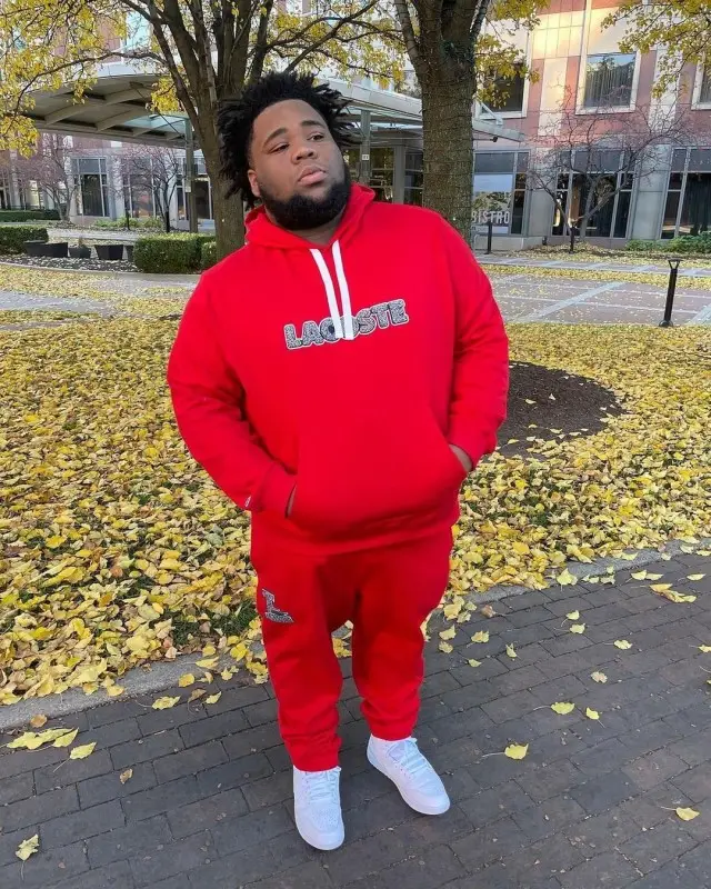 Rod Wave outfit in Lacoste and Nike, 2020