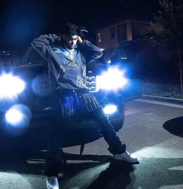 Smokepurpp outfit in Skoot, Kam Vercetti, and Nike, 2020