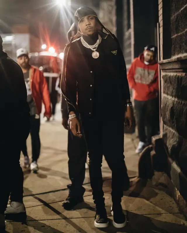 G Herbo outfit in Amiri, Prada, and Patek Philippe, 2020