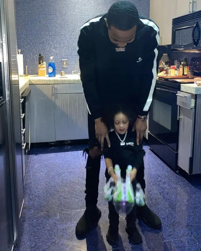 G Herbo outfit in Balenciaga and Amiri, 2020