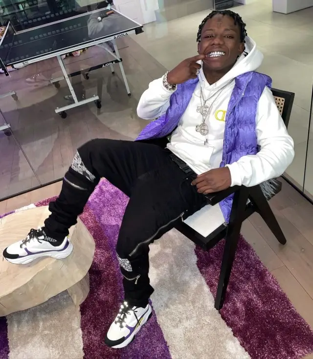 Jackboy outfit in Dior and Amiri, 2020