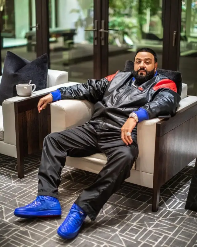 DJ Khaled outfit in Jordan and Just Don, 2020