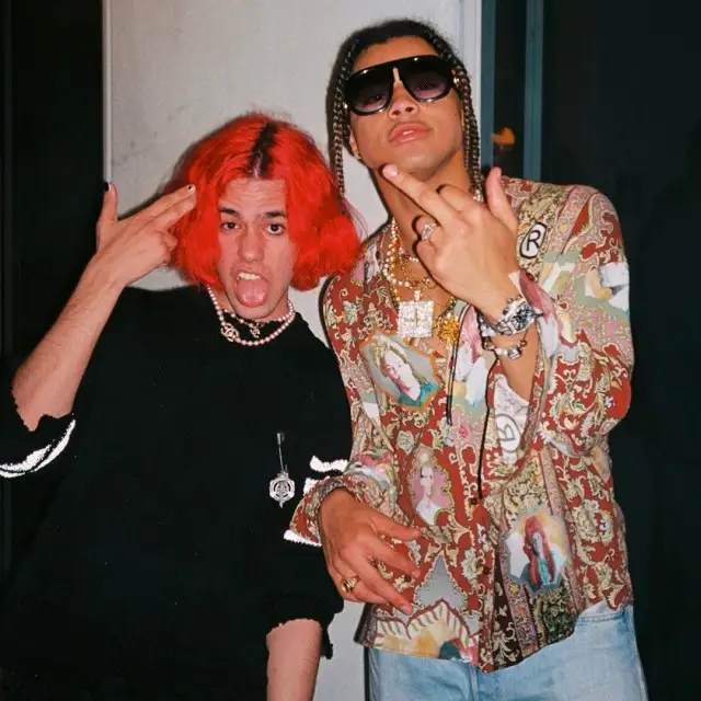 24kGoldn outfit in Martine Rose, Gallery Dept., and Gucci, 2020