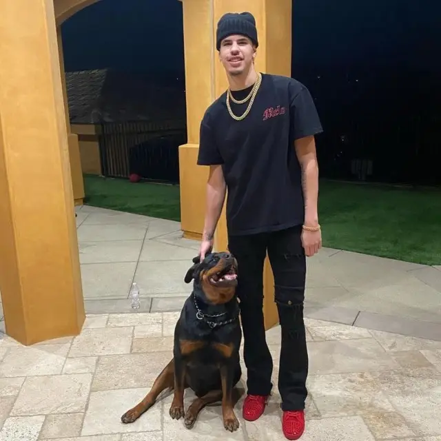 LaMelo Ball outfit in LaFrance, Valabasas, and Christian Louboutin, 2020