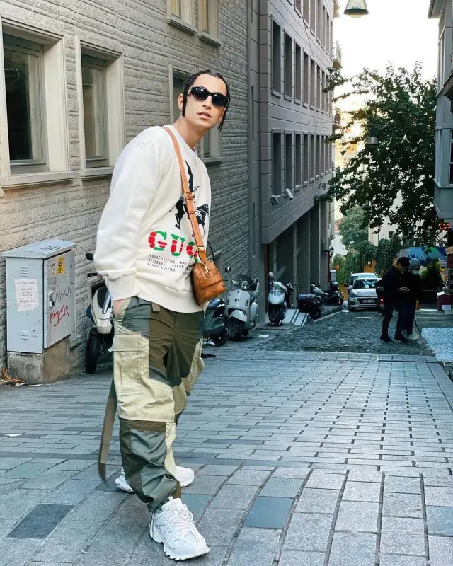 Yanix outfit in Gucci, MCM, and Versace, 2020