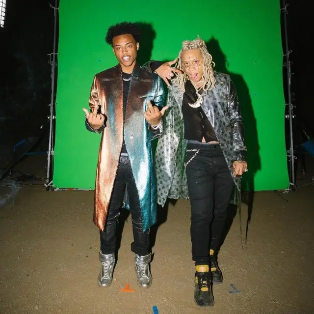 Luh Kel outfit in Saint Laurent, Maison Margiela, and Louis Vuitton, 2020
