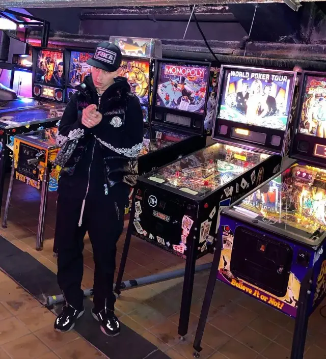 Obladaet outfit in Awake NY, Chrome Hearts, and Moncler, 2020