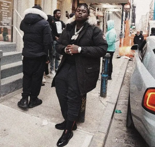 Sheff G outfit in Canada Goose and Prada, 2020