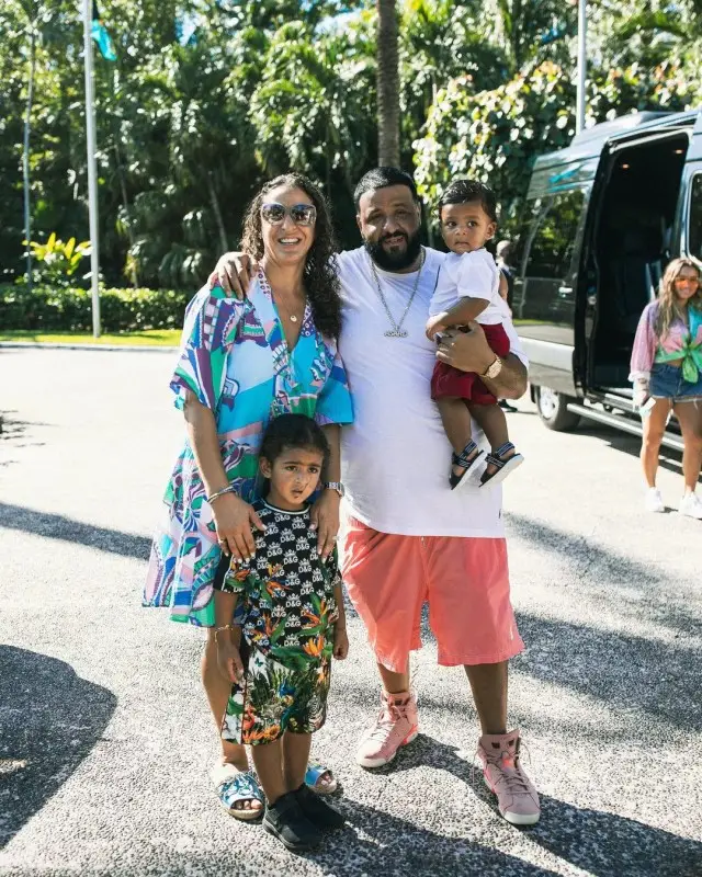 DJ Khaled outfit in Polo Ralph Lauren and Jordan, 2020
