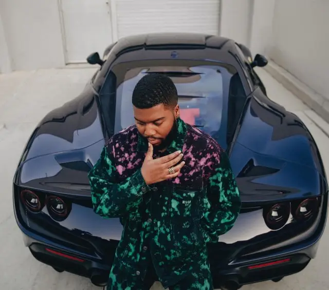 Khalid outfit in MSGM, 2020