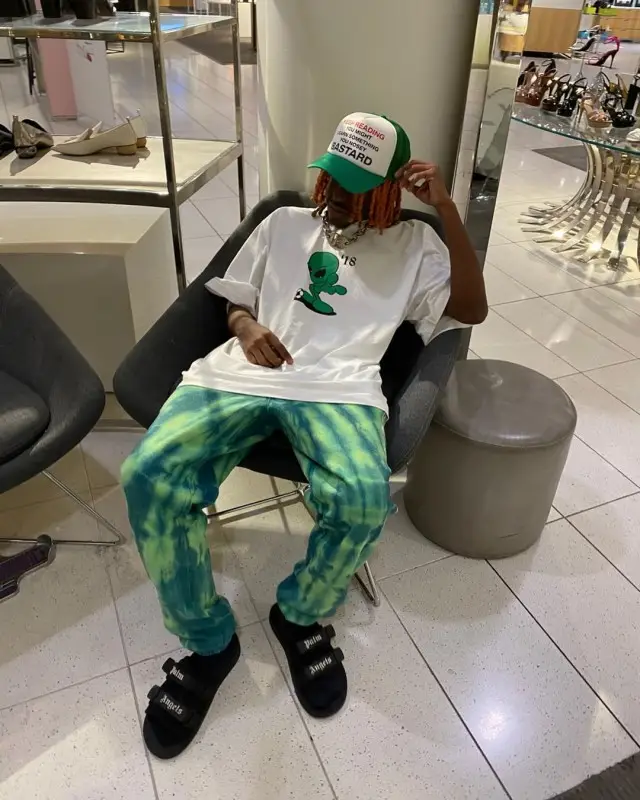 DP Kid outfit in Gosha Rubchinskiy, Warren Lotas, and I Never Heard of You, 2020