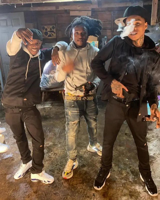 Quando Rondo outfit in Dickies and Jordan, 2020