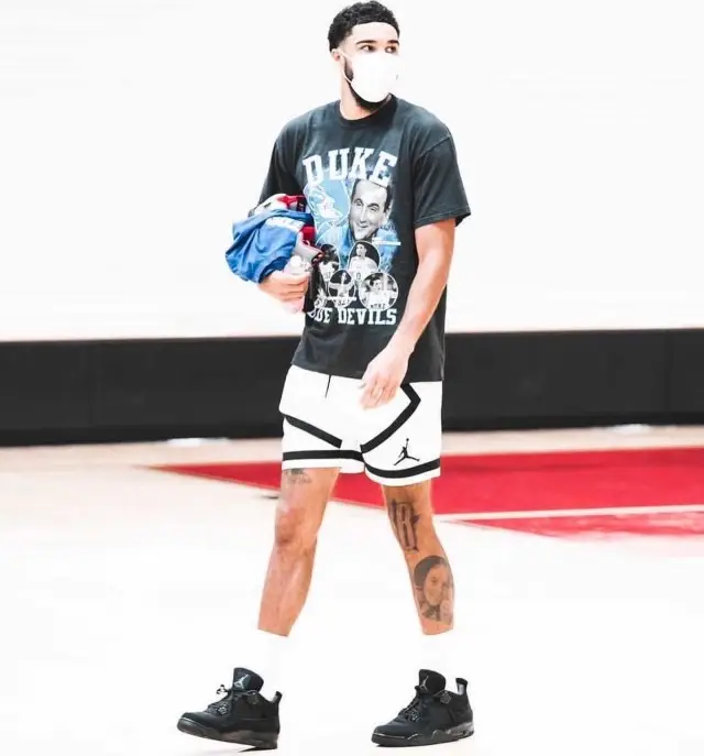 Jayson Tatum outfit in Tommy McBuckets and Jordan, 2020