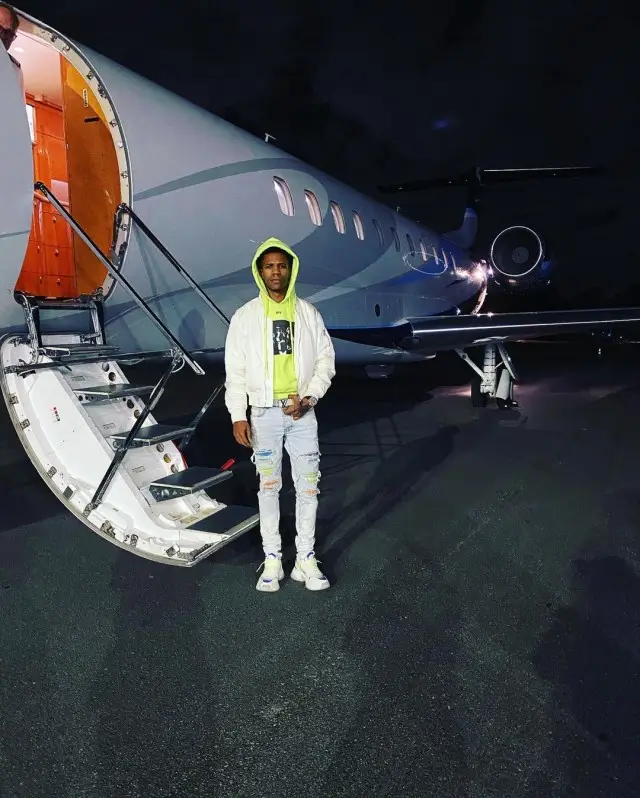 A Boogie Wit Da Hoodie outfit in Off-White, Amiri, and Louis Vuitton, 2020