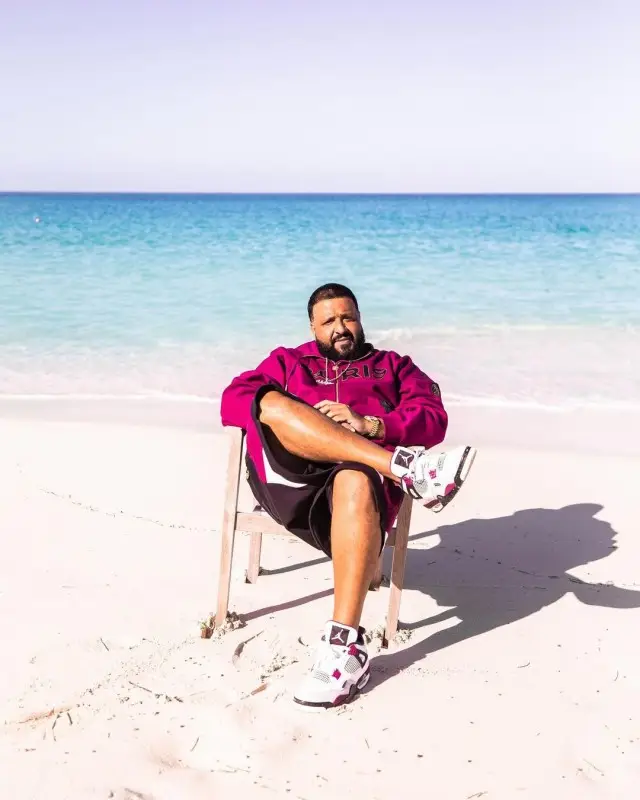 DJ Khaled outfit in Jordan and Paris Saint-Germain, 2020