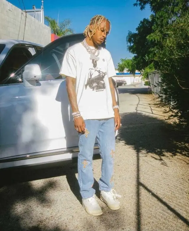 Rich The Kid outfit in Demonites, 2020