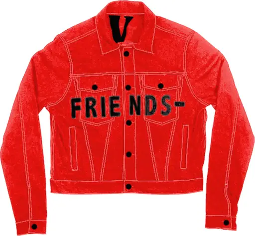Iridium Clothing Co Vlone Friends Denim Jacket