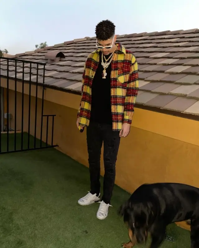 LaMelo Ball outfit in Christos, LaFrance, and Dolce & Gabbana, 2020