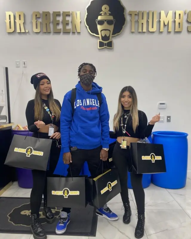 Lil Tjay outfit in Dr. Greenthumbs, Custom, and Insane Brand, 2020