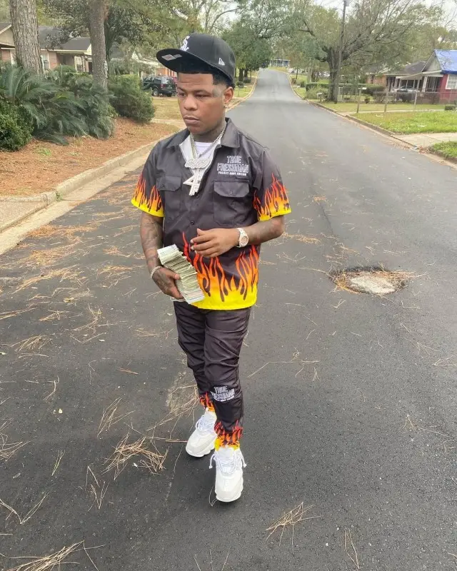 Rylo Rodriguez outfit in True Freshman, Versace, and New Era, 2020