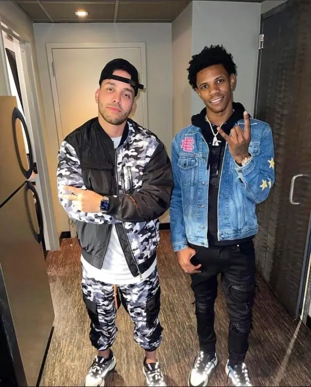 A Boogie Wit Da Hoodie outfit in Eric Emanuel, Amiri, and Diesel, 2020
