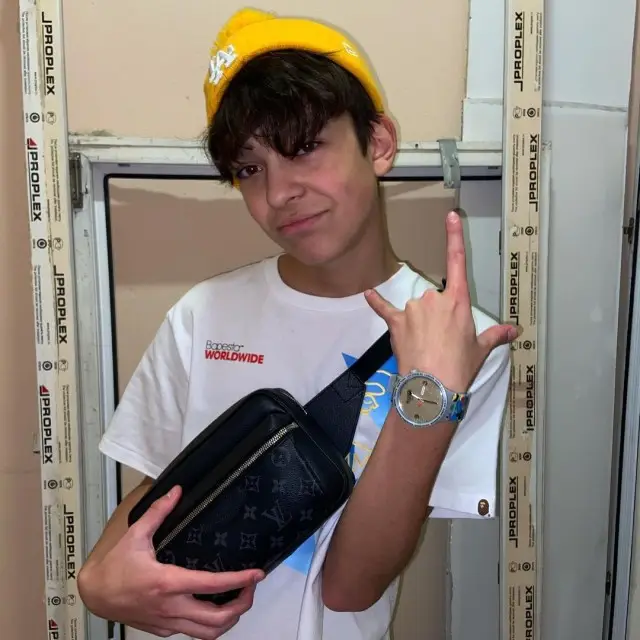 Молодой Платон outfit in Bape, Swatch, and New Era, 2020