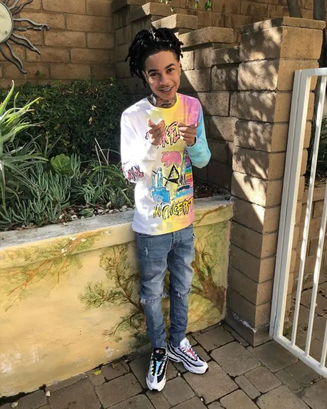 YBN Nahmir outfit in FashionNova and Nike, 2020